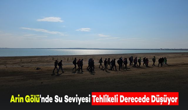 Bitlis Arin Gölü'nde Su Seviyesi Tehlikeli Derecede Düşüyor