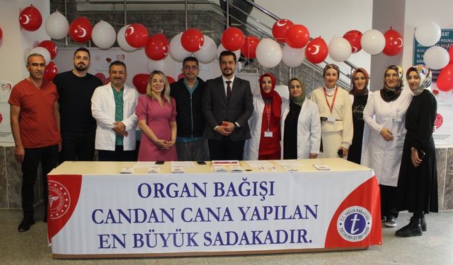 Tatvan Devlet Hastanesinde “Organ Bağışı Haftası”  Kapsamında Stant Açıldı