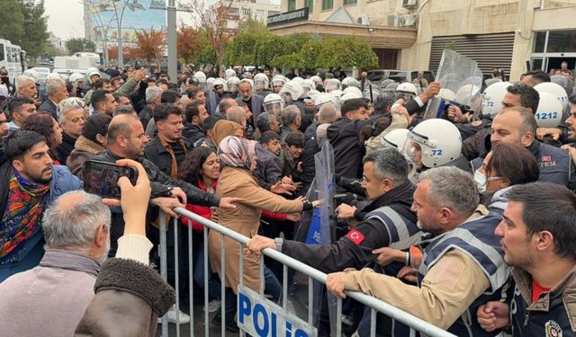 Batman'da "Vali Çık Lan Buraya" Diyen Gösterici Gözaltına Alındı