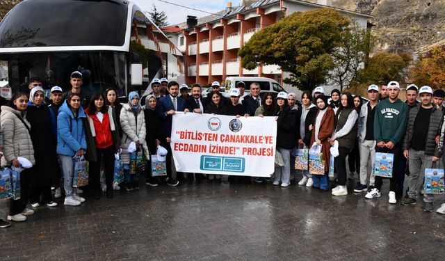 Adilcevaz'da "Ecdadın İzinde" Projesiyle Öğrenciler Çanakkale'ye Uğurlandı