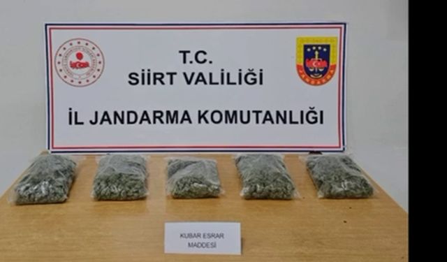 Siirt’te “NARKOGÜÇ” Operasyonu: 5 Kişi Tutuklandı