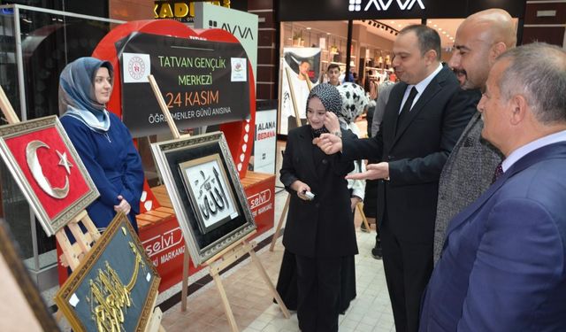 Tatvan Yaşam AVM'de “El Sanatları Sergisi” Açıldı