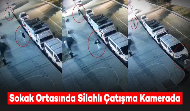 Diyarbakır’da Sokak Ortasında Silahlı Çatışma Kamerada