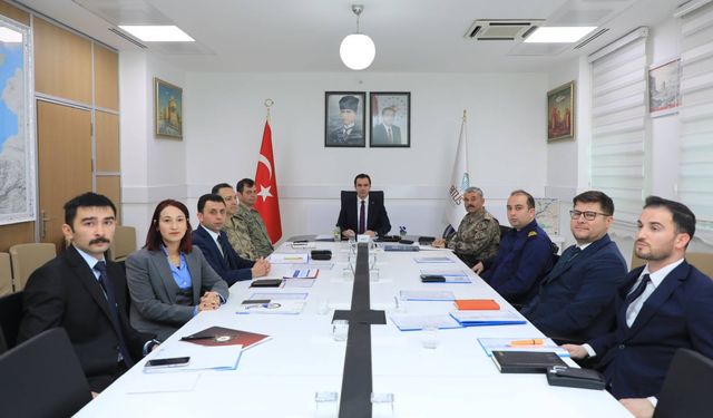 Bitlis'te İl Güvenlik ve Asayiş Koordinasyon Toplantısı Yapıldı