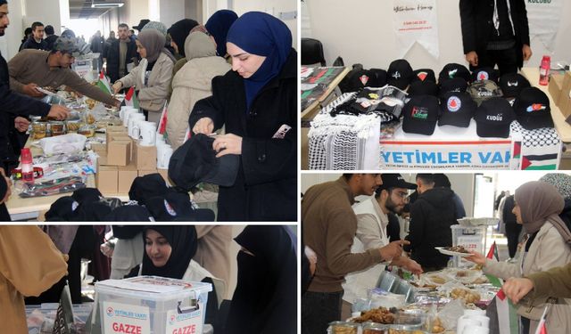 Dicle Üniversitesi'nde Gazze İçin Kermes