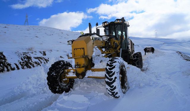 Muş’ta 210 Köy Yolu Ulaşıma Kapandı