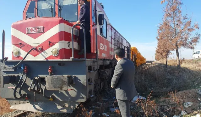 Yük Treni Seferlerin Başlaması Büyük Sevinçle Karşılandı