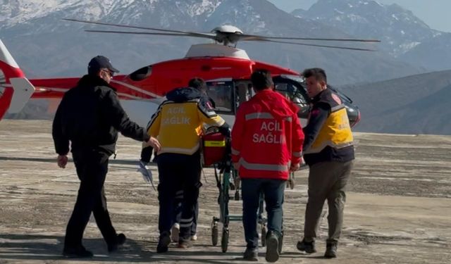 Van'a Helikopter Ambulansla Nakil: Melisa Bebeğin Sağlık Durumu Ciddi