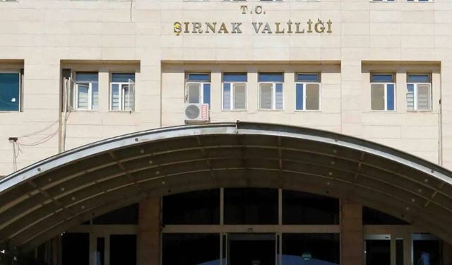 Şırnak'ta Bazı Bölgeler 15 Gün Süreyle "Geçici Özel Güvenlik Bölgesi" İlan Edildi