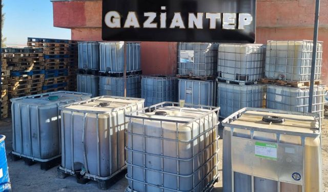 Gaziantep'te 15 Bin Litre Kaçak Akaryakıt Ele Geçirildi