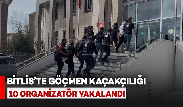 Bitlis'te Göçmen Kaçakçılığı Operasyonu: 5 Tutuklama