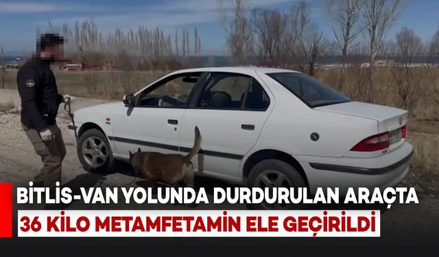 Bitlis-Van Yolunda Durdurulan Araçta 36 Kilo 300 Gram Likit Metamfetamin Ele Geçirildi