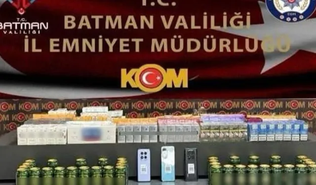 Batman'da Kaçakçılık Operasyonunda 10 Gözaltı