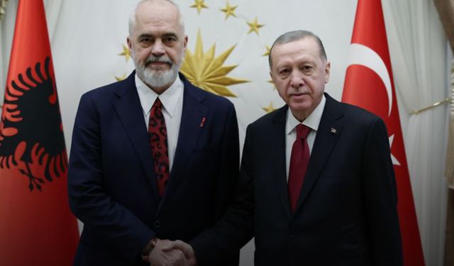 Cumhurbaşkanı Erdoğan, Rama ile görüştü