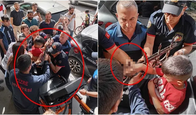 Dut Toplamak İsterken Eli Demire Saplandı: 8 Yaşındaki Çocuk Hastaneye Kaldırıldı