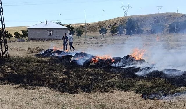 Adilcevaz’da Bahçe Yangını Paniğe Neden Oldu