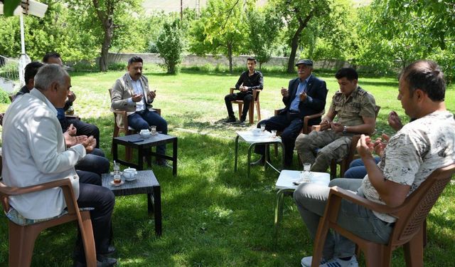 Kaymakam Özçelik'ten Şehit Aileleri ve Gazilere Bayram Ziyareti