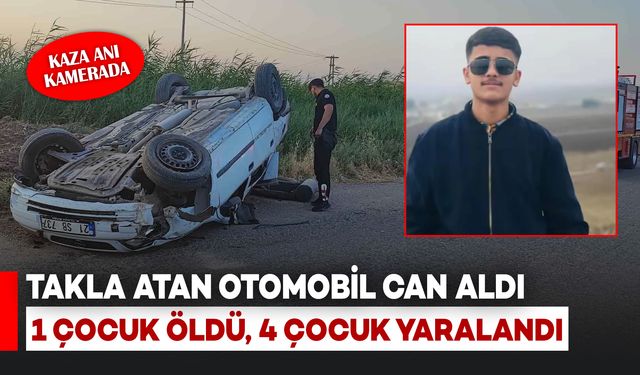 Takla Atan Otomobil Can Aldı: 1 Çocuk Öldü, 4 Çocuk Yaralandı