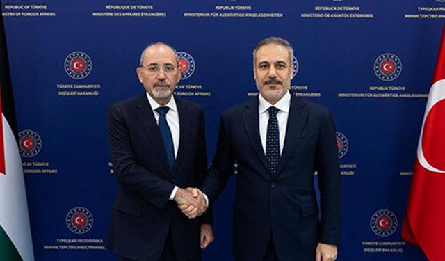 Bakan Fidan, Ürdünlü mevkidaşı Eymen es-Safedi ile görüştü