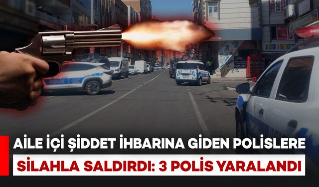 Aile İçi Şiddet İhbarına Giden Polislere Pompalı Tüfekle Saldırdı: 3 Polis Yaralandı