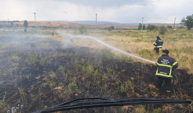 Bingöl’de çıkan yangınlar itfaiye ekiplerince söndürüldü