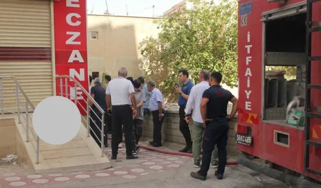 Yangın Merdiveninde Korkutan Yangın