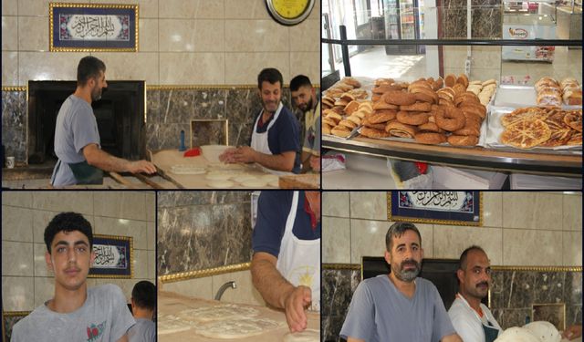 Fırıncılar 250 Derecelik Fırının Başında Sıcakta Ter Döküyor
