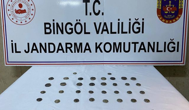 Bingöl’de Tarihi Operasyon: 42 Sikke Ele Geçirildi