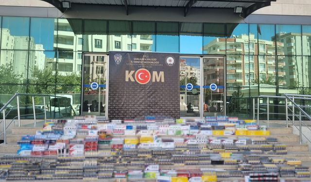 55 bin paket kaçak sigara ele geçirildi: 10 gözaltı