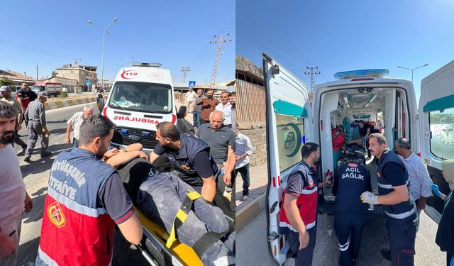 Van’da hafif ticari araç yan yattı: 1 yaralı