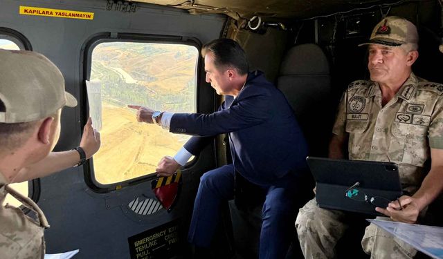 Malazgirt Zaferi ve Ahlat Şenlikleri Öncesi Güvenlik Hazırlıkları Havadan İncelendi
