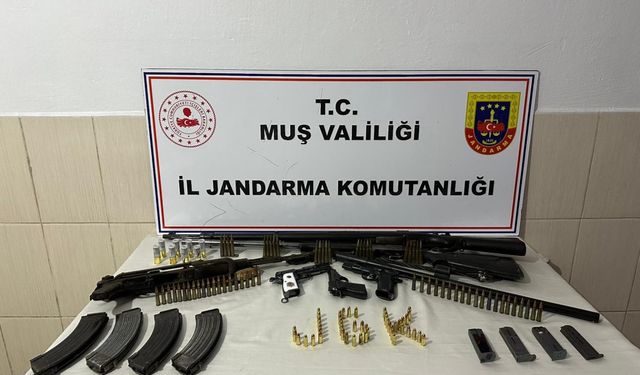 Muş'ta Silah ve Mühimmat Operasyonu