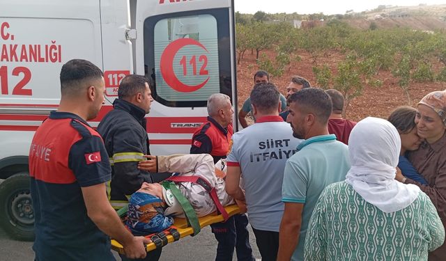 Siirt'te feci kaza: 3’ü aynı aileden 4 kişi yaralandı