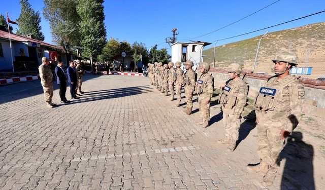 Vali Karakaya’dan Cevizyatağı Jandarma Karakol Komutanlığı’na ziyaret