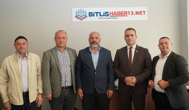 Yeniden Refah Partisi Bitlis İl Başkanı Tekin’den Bitlis Haber’e Ziyaret