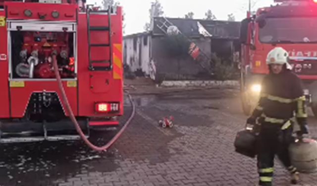 Lokantada çıkan yangın benzinliğe sıçramadan söndürüldü