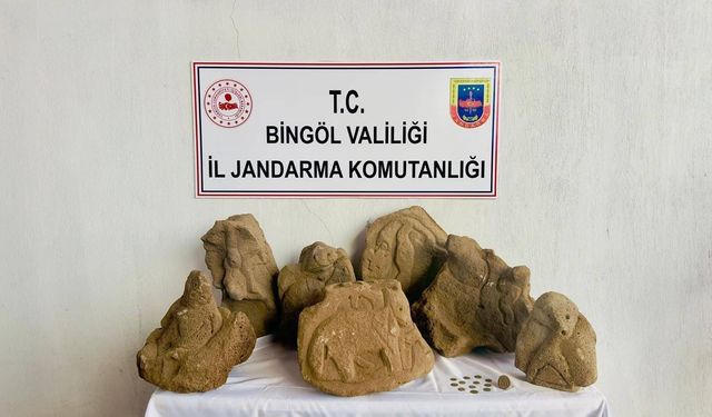 Bingöl’de jandarmadan tarihi eser operasyonu