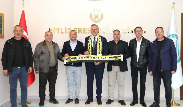 Bitlis Spor 1916’dan Rektör Elmastaş’a Ziyaret