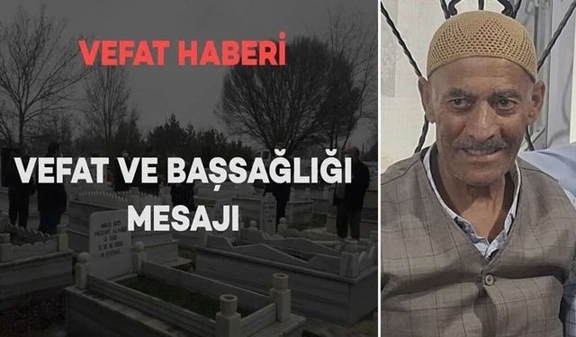 Bitlisli Hemşehrimiz H. Abidin Tulparoğlu Vefat Etmiştir