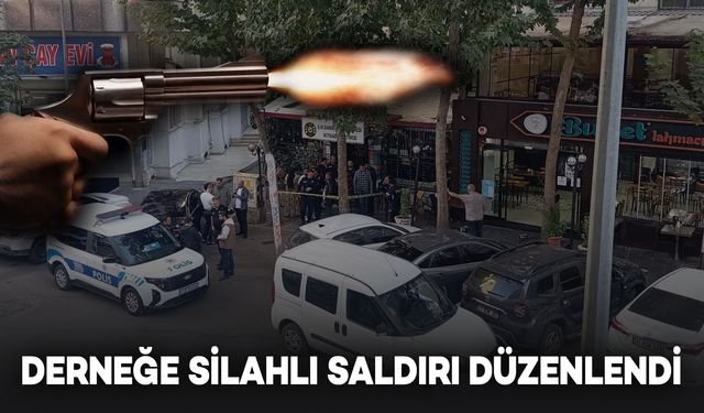 Diyarbakır'a Derneğe Silahlı Saldırı