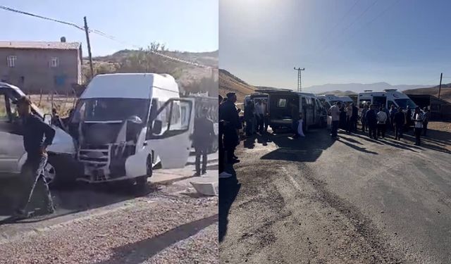 Siirt’te Öğretmenleri Taşıyan Minibüs Kaza Yaptı: 11 Yaralı