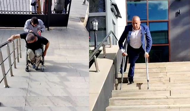 Muş Alparslan Üniversitesi’nde çalışmayan engelli asansörü tepkiye neden oldu