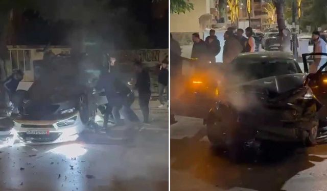 Muş'ta İki Otomobil Feci Çarpıştı: 2 Kişi Yaralandı