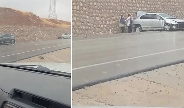 Siirt’te Yağışlı Hava Trafik Kazasına Yol Açtı