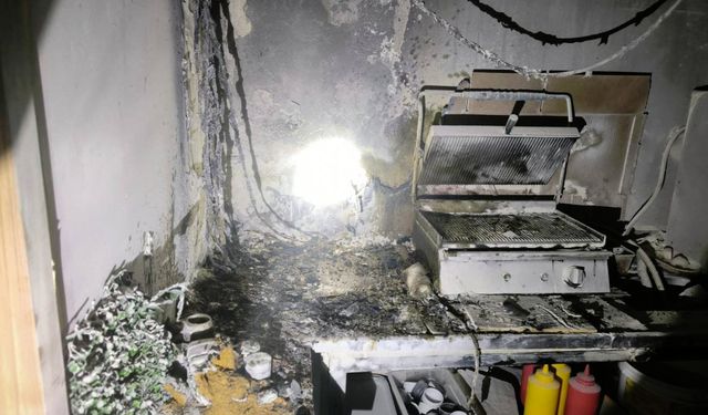 Batman’da Kafe Mutfığında Çıkan Yangın Korkuttu
