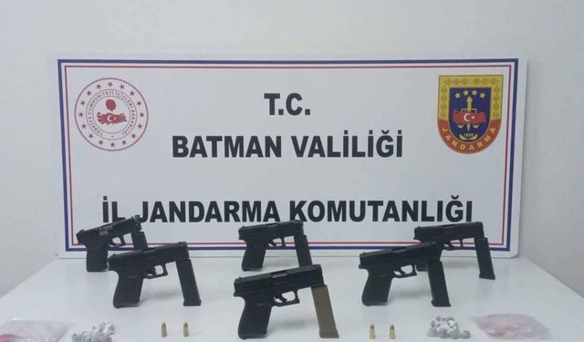 Batman’da Silah ve Uyuşturucu Operasyonu: 6 Tutuklama