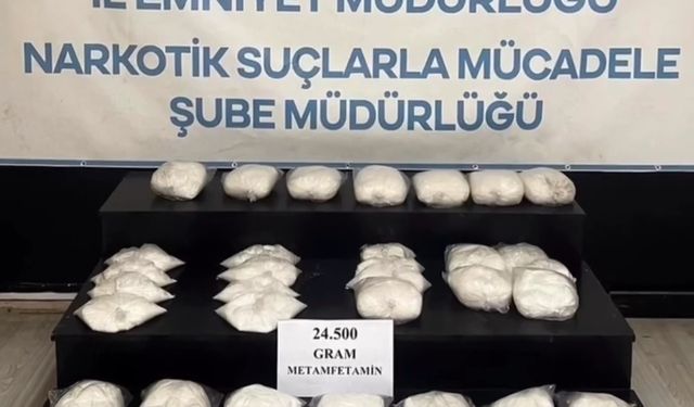 Yüksekova’da 24 Kilo 500 Gram Metamfetamin Ele Geçirildi
