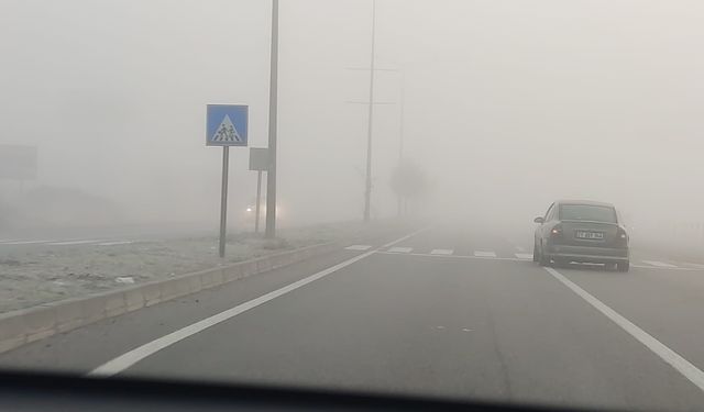 Bingöl’de Yoğun Sisten Dolayı Görüş Mesafesi 10 Metreye Kadar Düştü