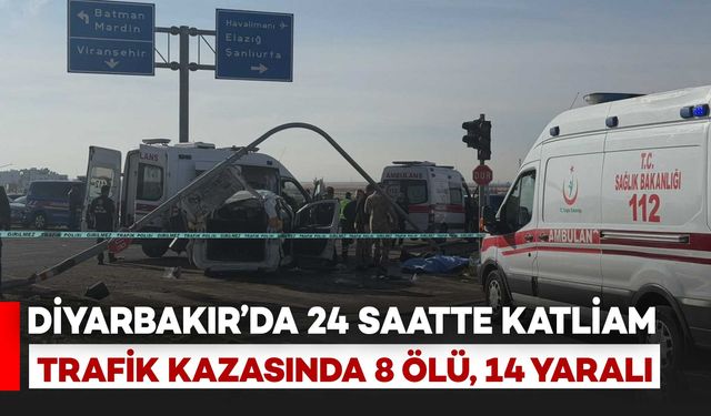Diyarbakır’da 24 Saatte Katliam Gibi İki Kaza: 8 Ölü, 14 Yaralı