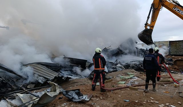 Şantiye Konteynerlerinde Yangın